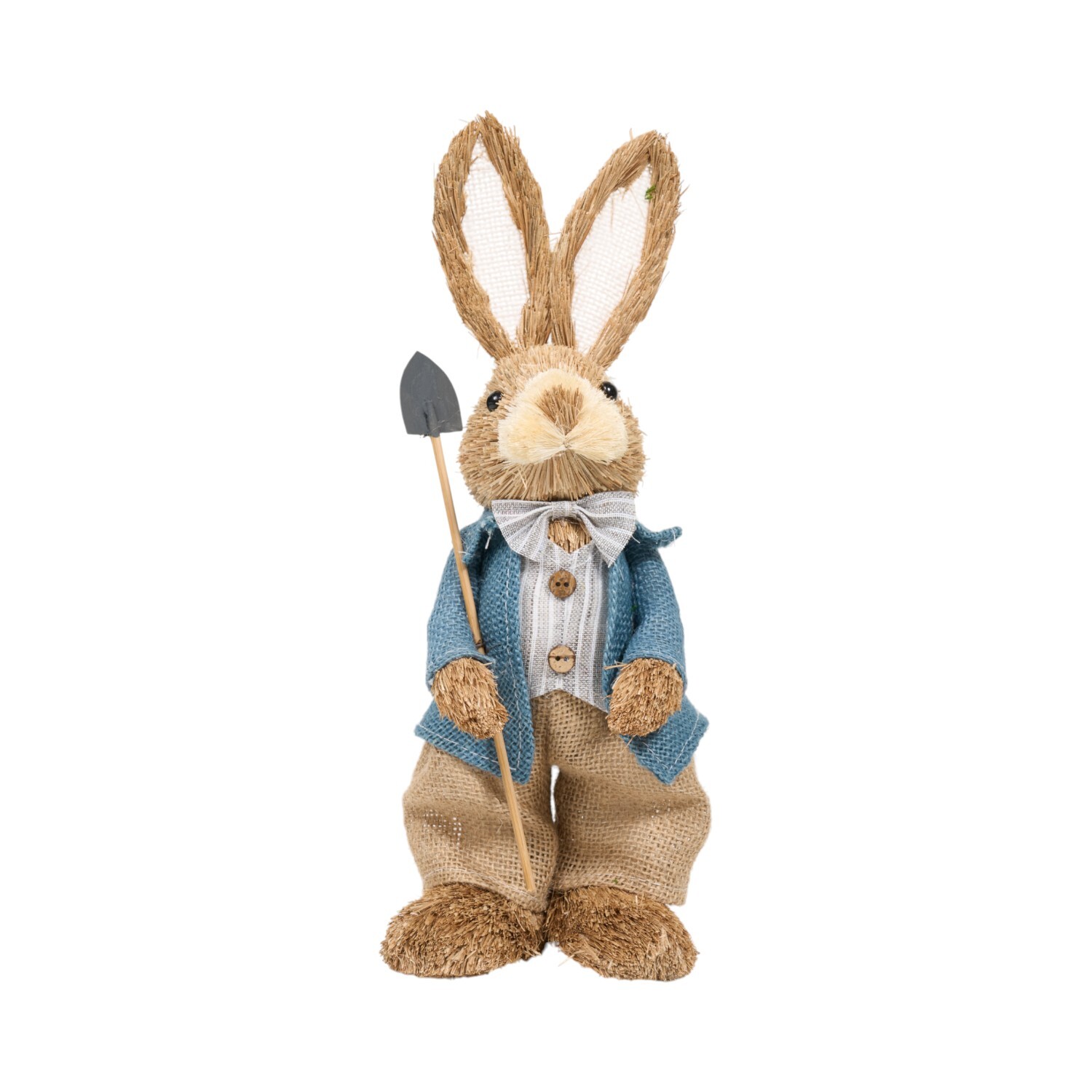 Wicker Bunny Display Decoration Image 2