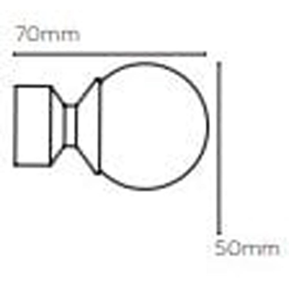 New Edge Blinds 80cm Fixed Length Black Metal Eyelet Curtain Pole Set with Met Ball Finial Image 4