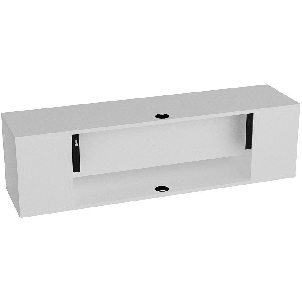 Decorotika Paldi 6 Shelf White Floating TV Unit Image 4