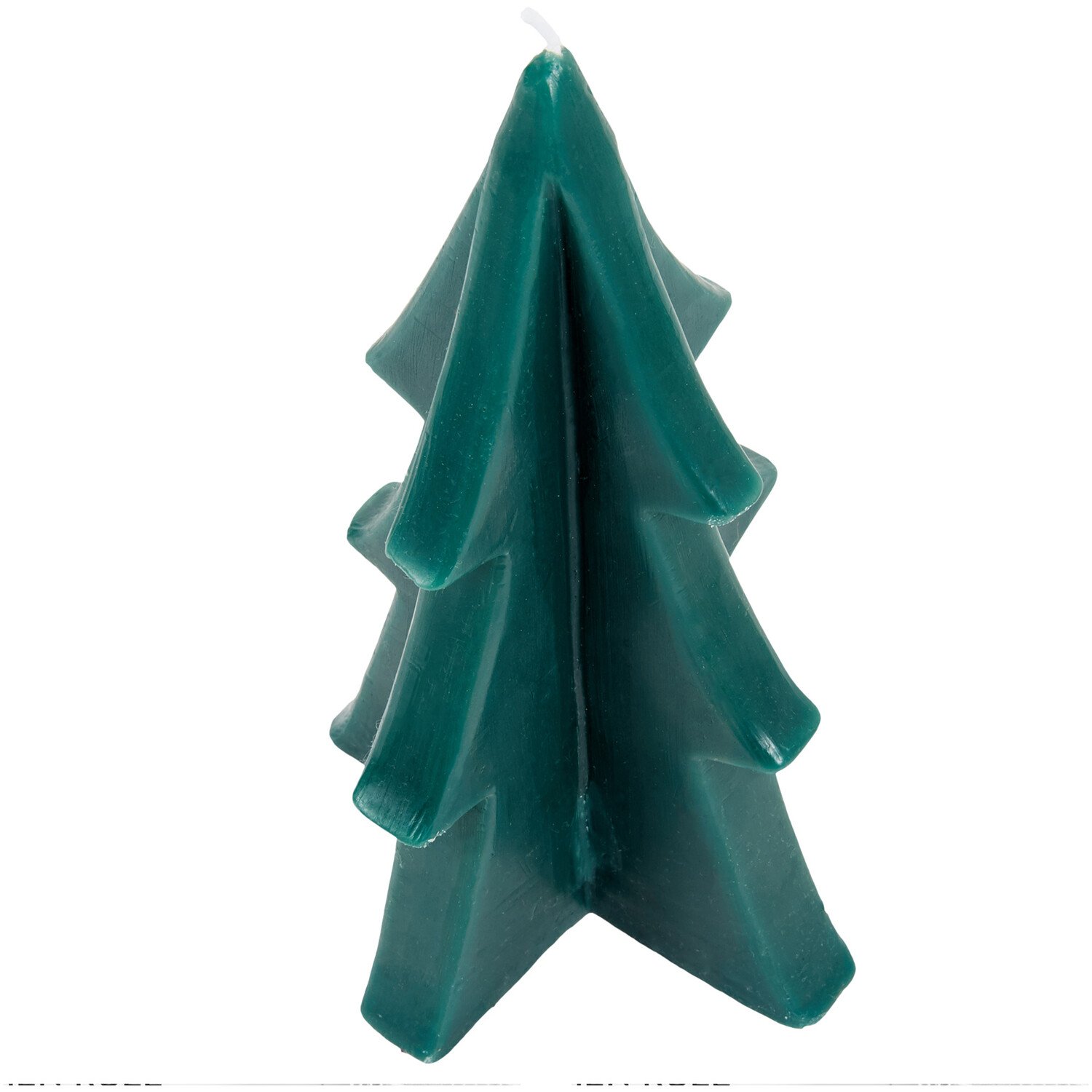 Nordic Tree Christmas Candle - Green Image 2