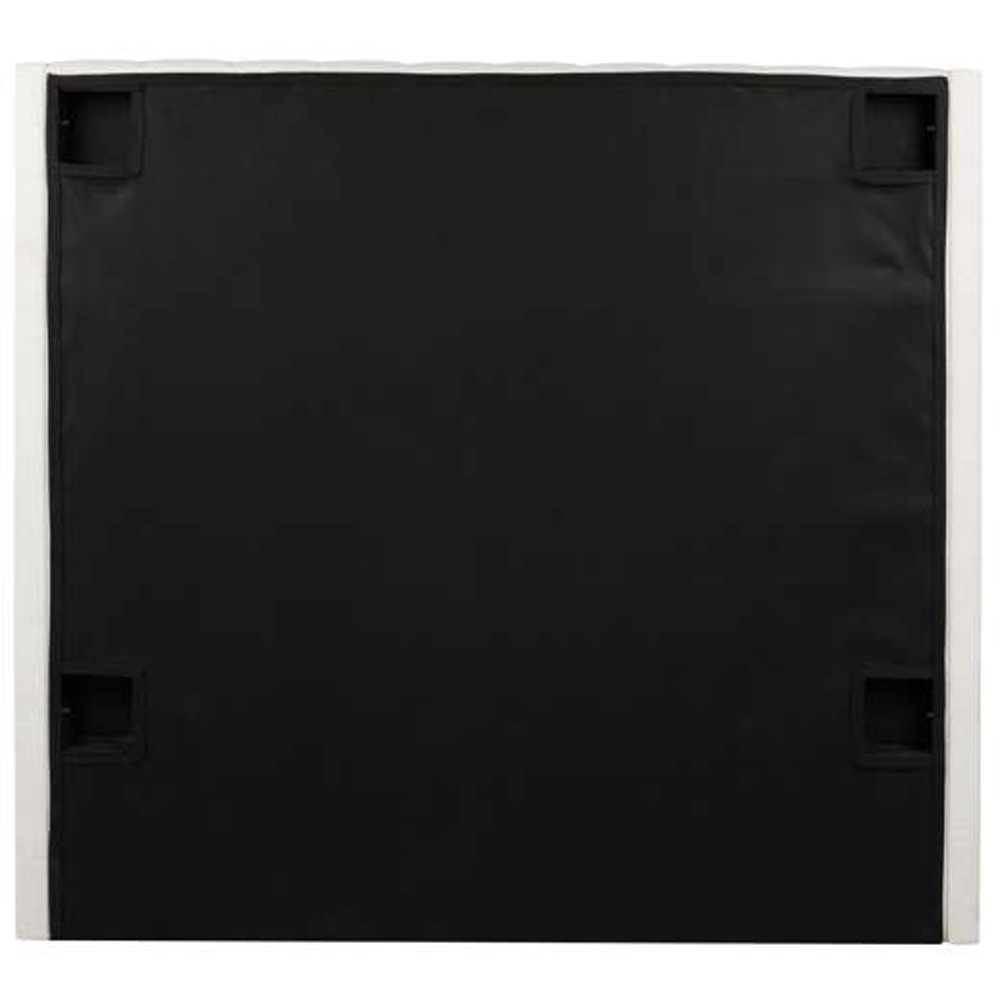 Birlea Maisey Double White Linen Ottoman Bed Image 6