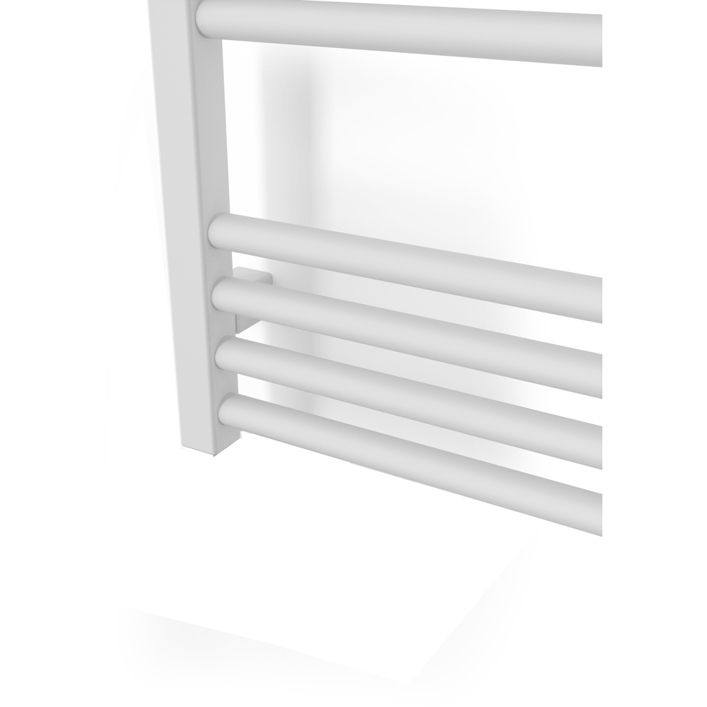 Terma Fiona E Soft Matt White Electric Towel Rail 900 x 500mm Image 5