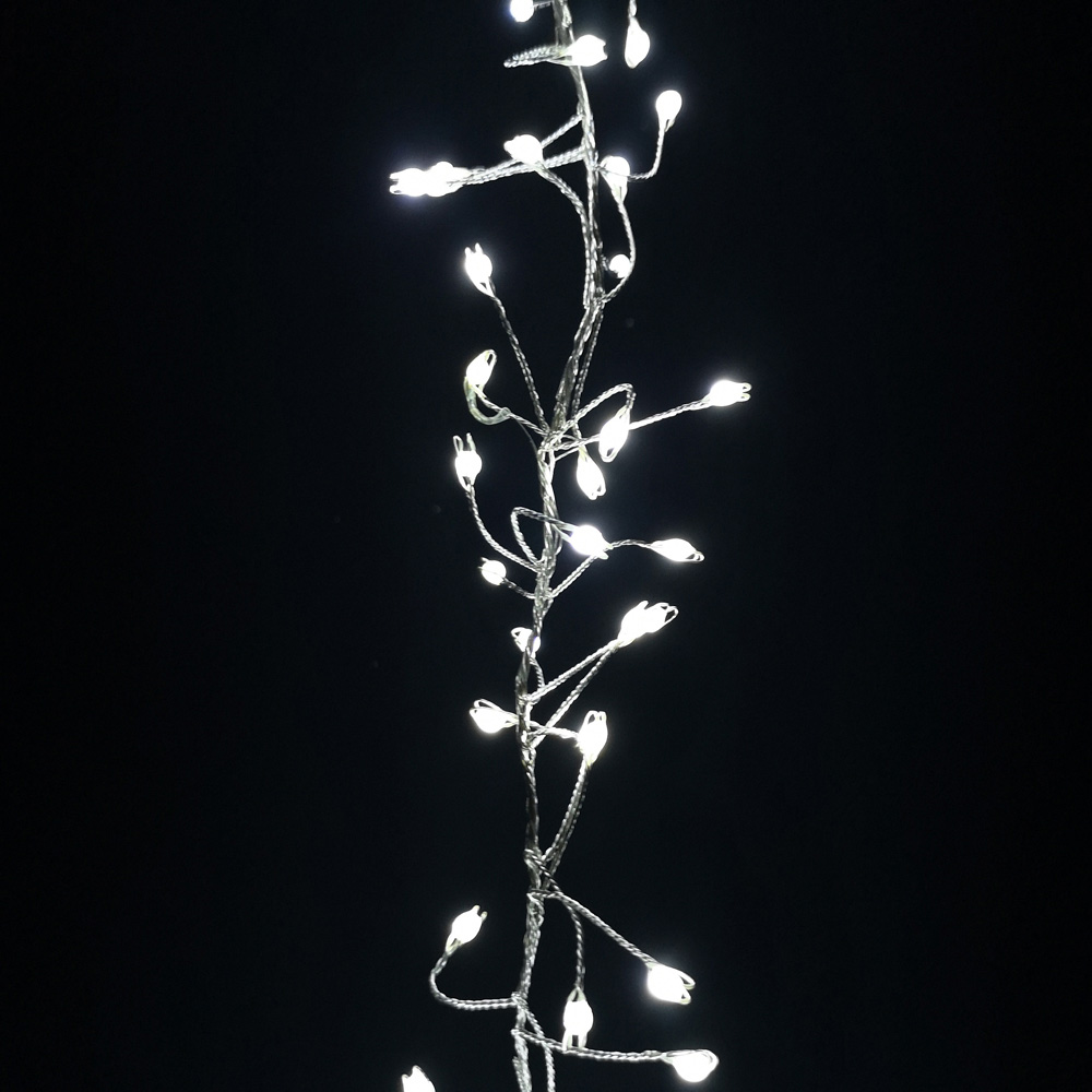 Premier UltraBrights 800 Cool White LED Silver Pin Wire Cluster Light 5.5cm Image 3