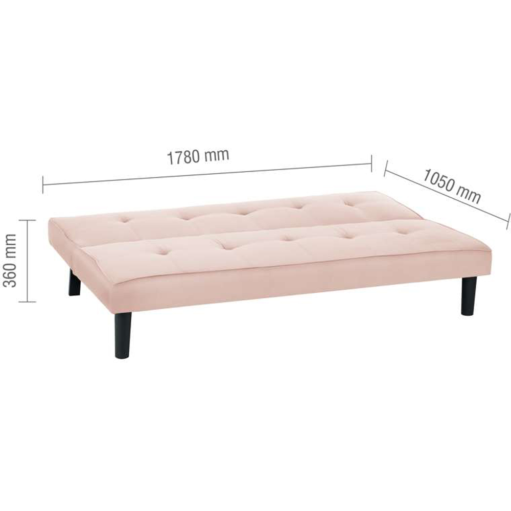 Birlea Aurora Pink Sofa Bed Image 8