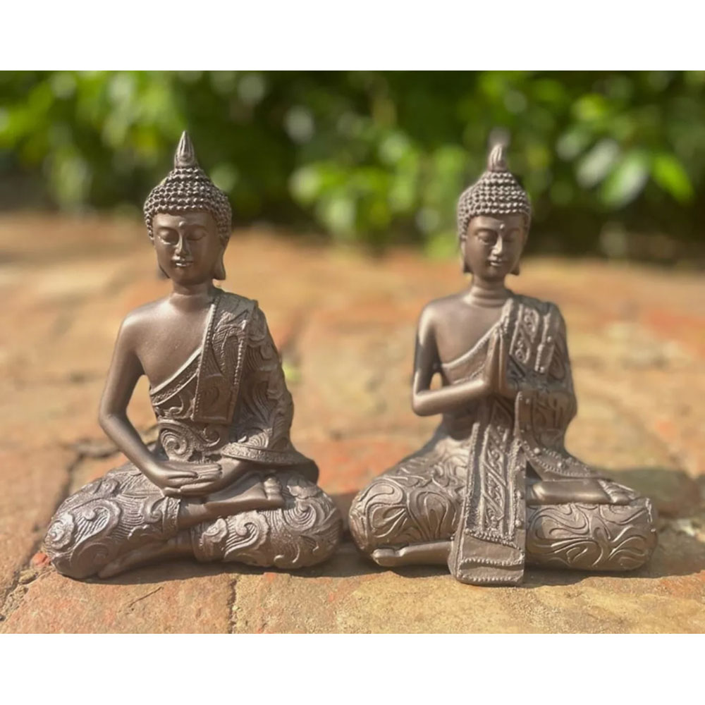 Inspirational Gifting 2 Piece Mystic Thai Buddha Ornament Set Image 6