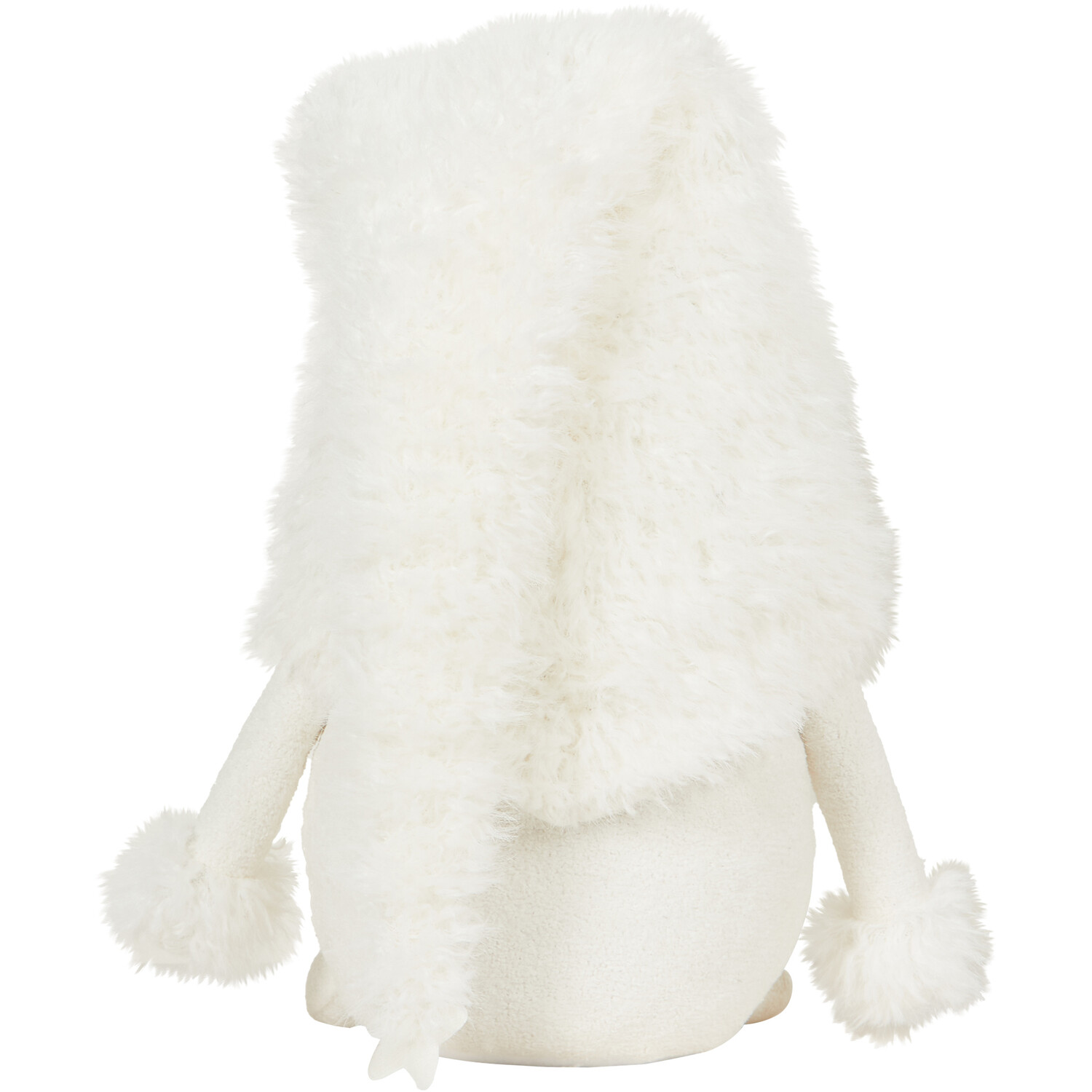 Fluffy Sitting Gonk - White Image 3