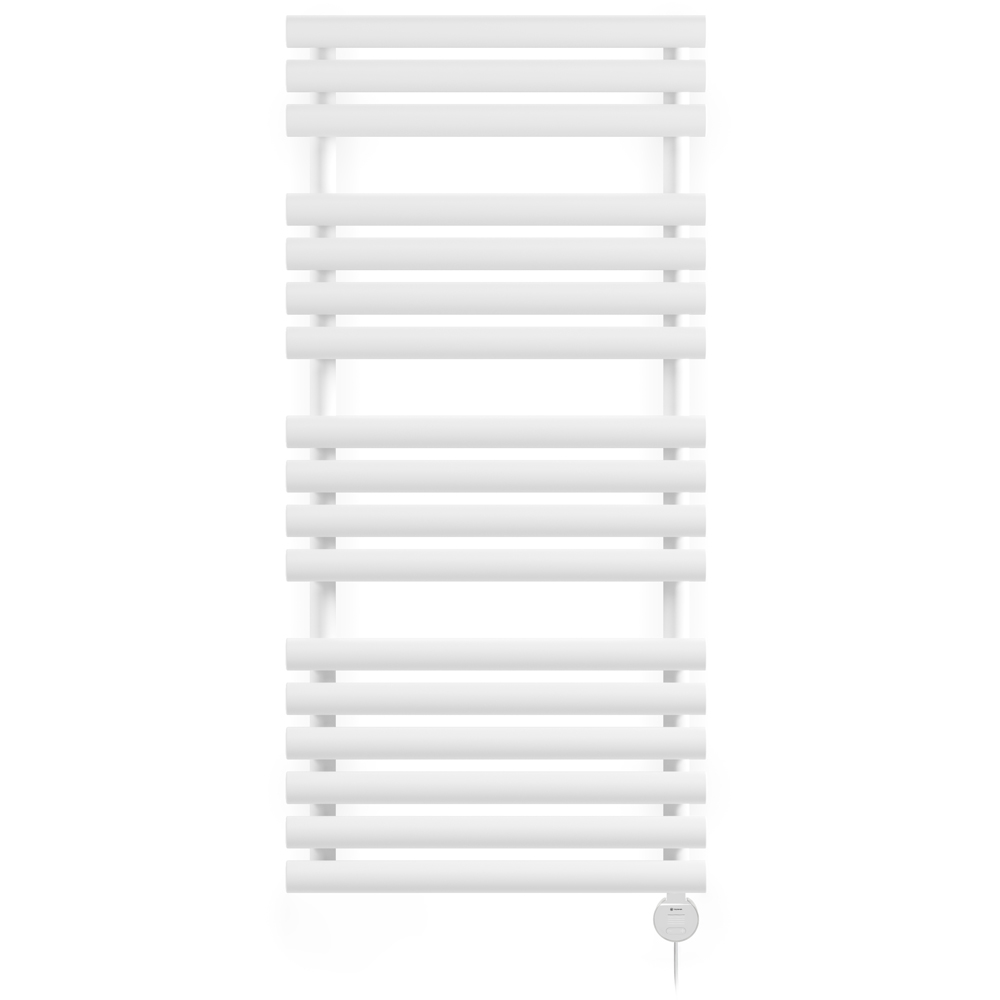Terma Rolo Towel White Electric Towel Rail with VEO Element Controller 1085 x 520mm Image 3