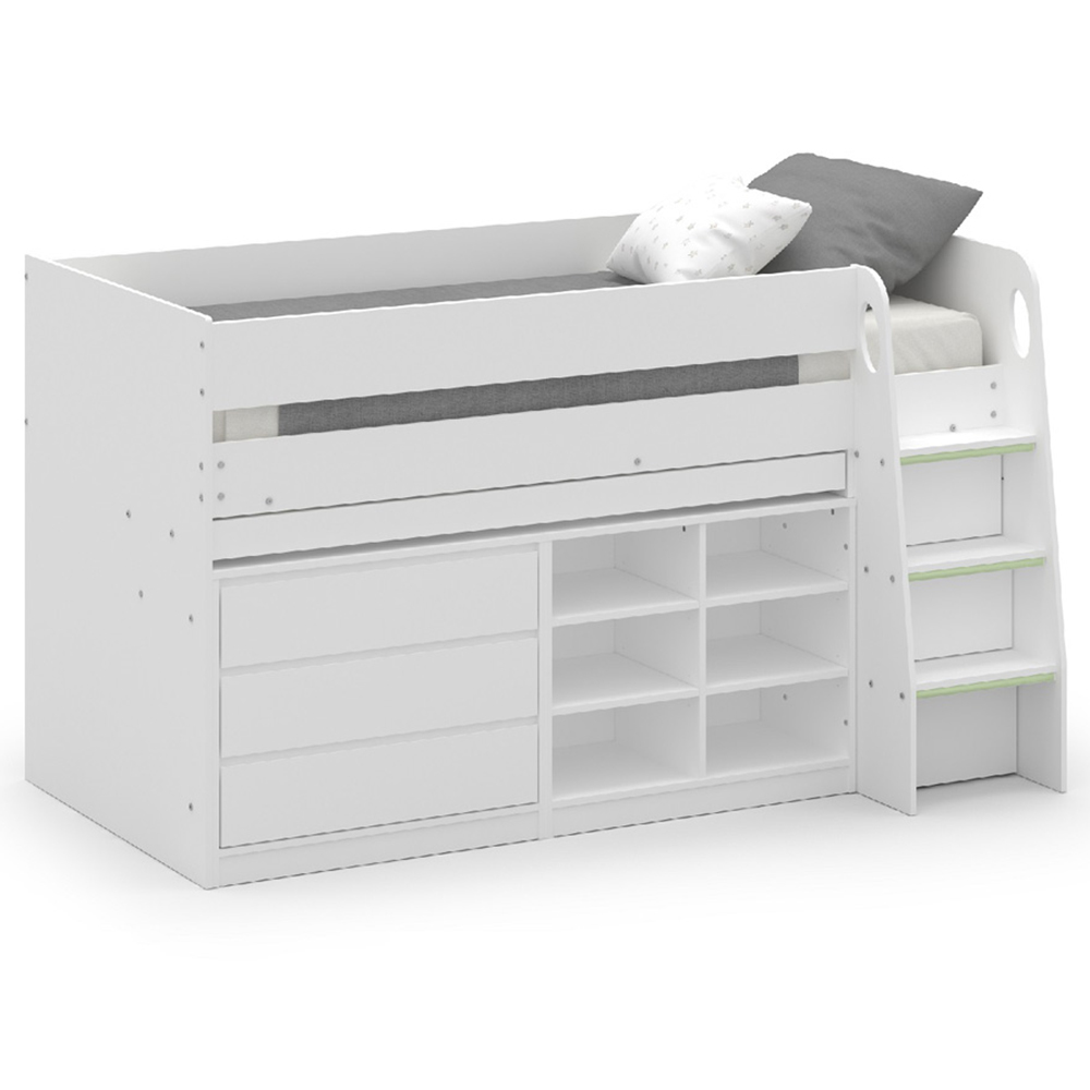 Julian Bowen Vespa Single White Mid Sleeper Image 2