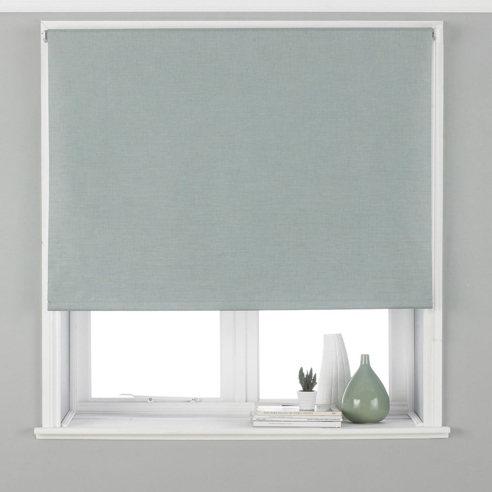 Riva Home Twilight Thermal Blackout Roller Blind Duck Egg 91cm Image 1