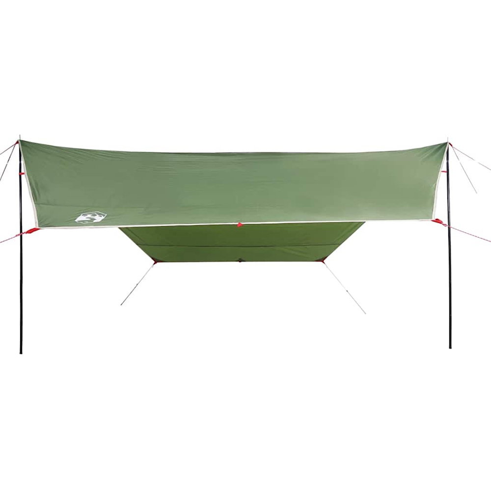 Walplus Waterproof Oxford Camping Tarp Shelter Green 2.1 x 3.8 x 4.3m Image 4