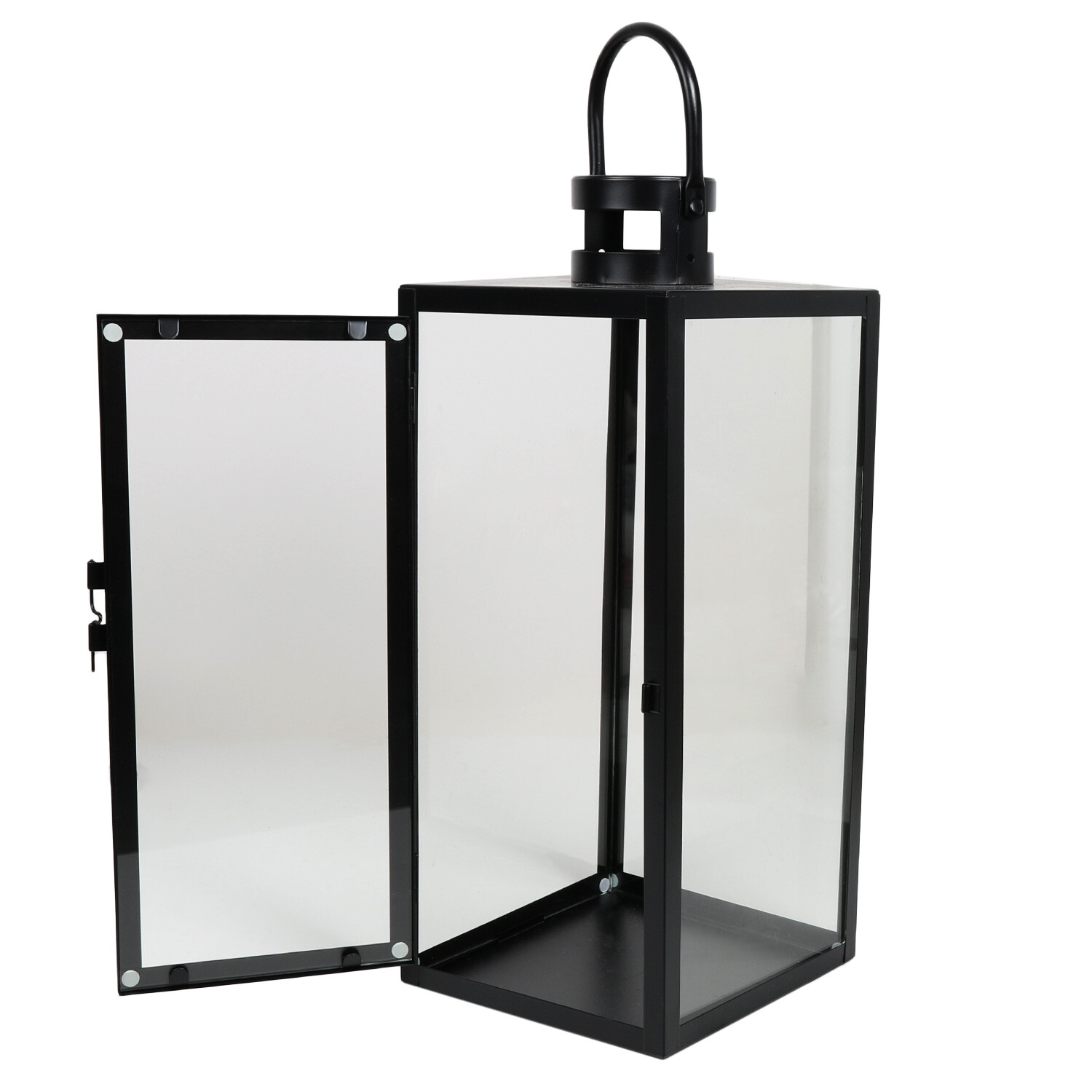Black Matte Lantern Image 4