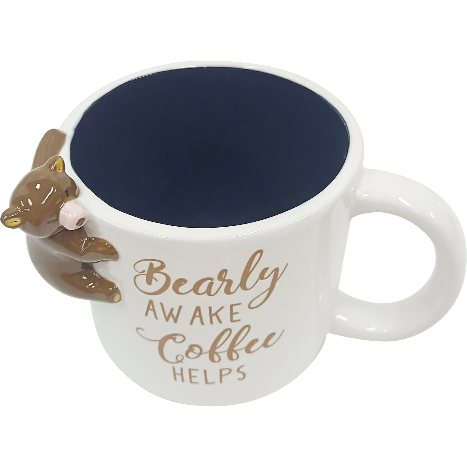 Bearly Awake Coffee Mug - White Image 3