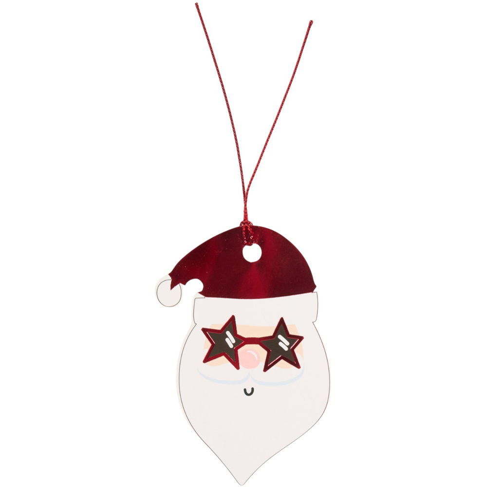 Pack of 20 Santa Face Gift Tags Image 4