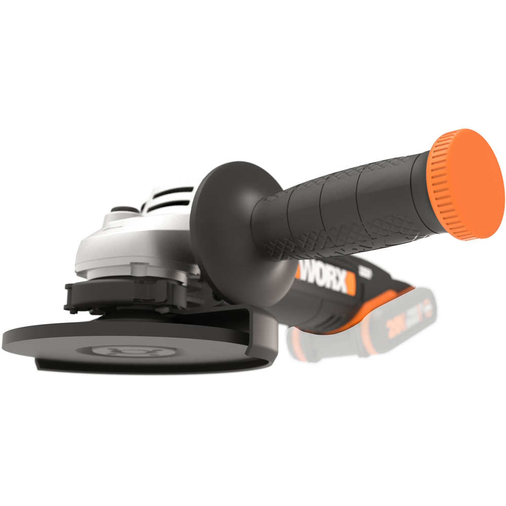 Worx WX803.9 20V Cordless Angle Grinder 125mm Bare Unit Image 2