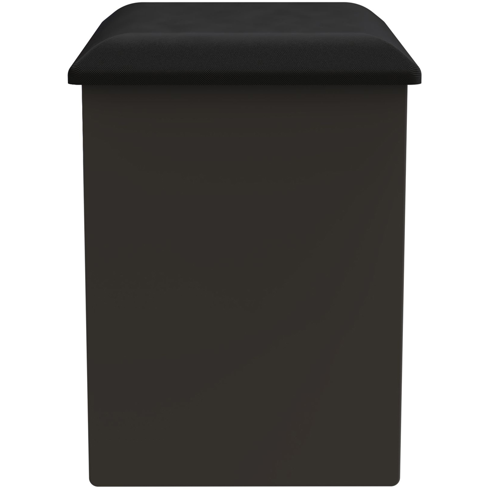 Crowndale Las Vegas Graphite Dressing Table Stool Image 4