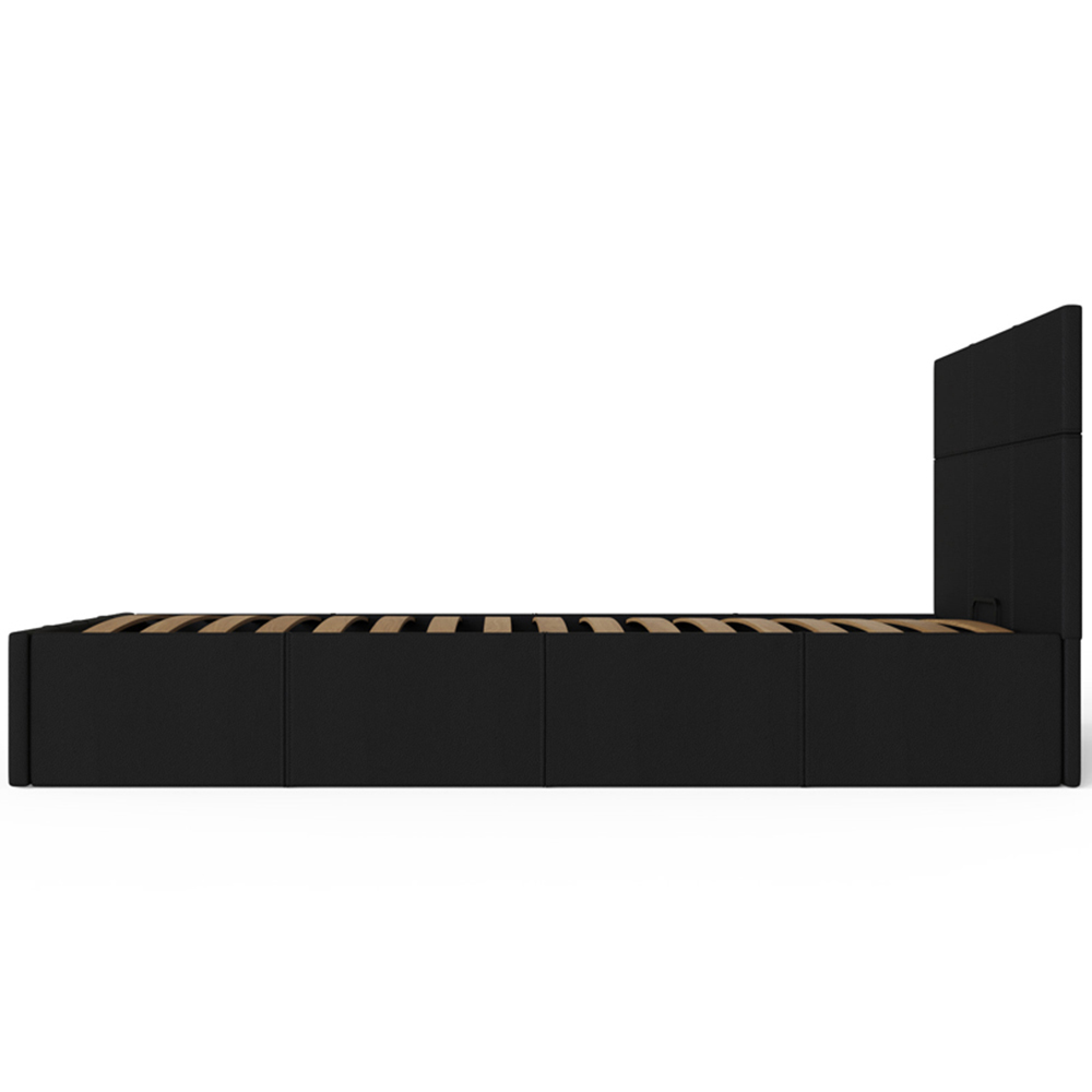 GFW Single Black Side Lift Ottoman Bed Image 5