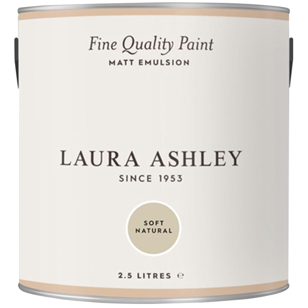 Laura Ashley Soft Natural Matt Emulsion Paint 2.5L Image 2
