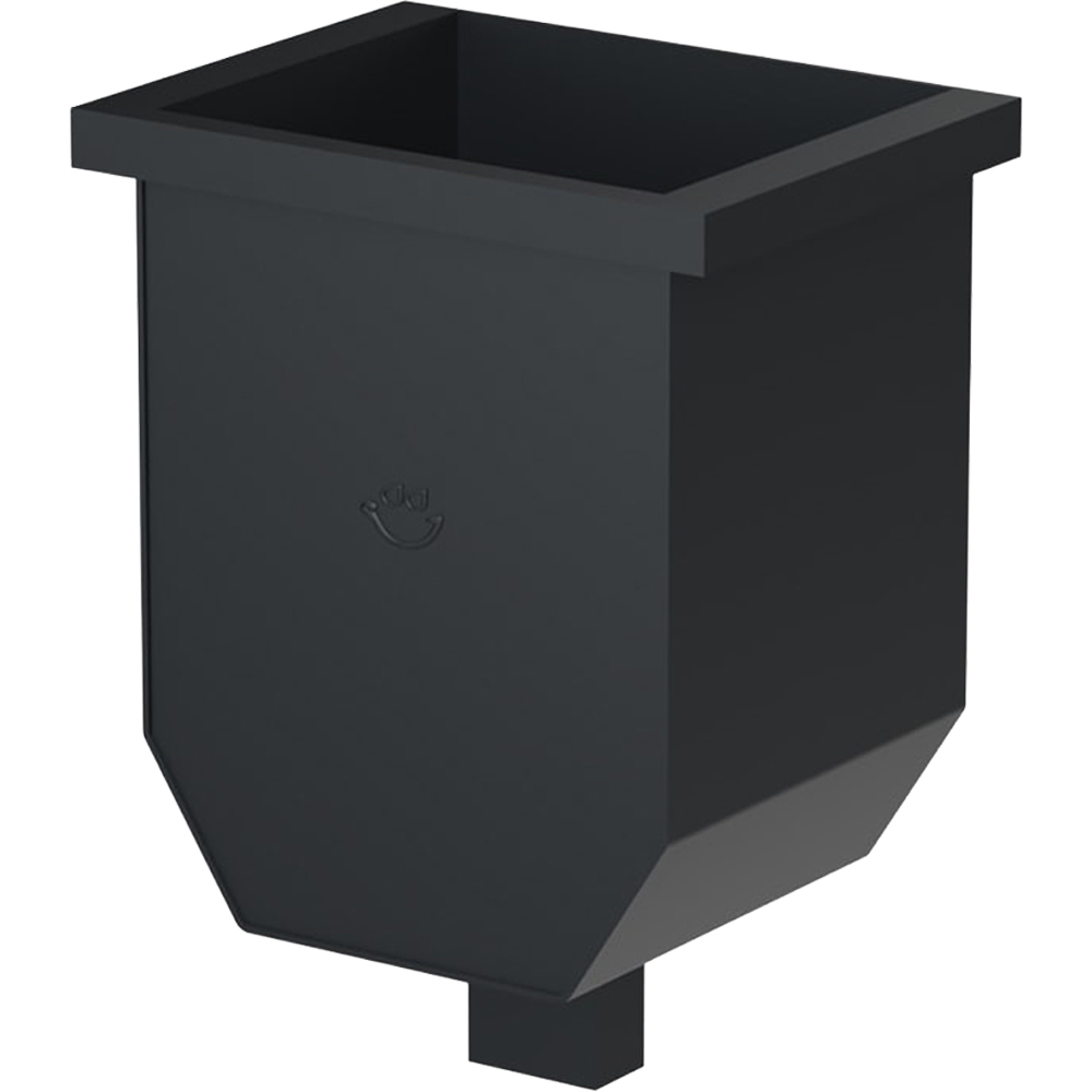 Galeco Steel Round Hopper and Downpipe Kit Black 87mm Image 5
