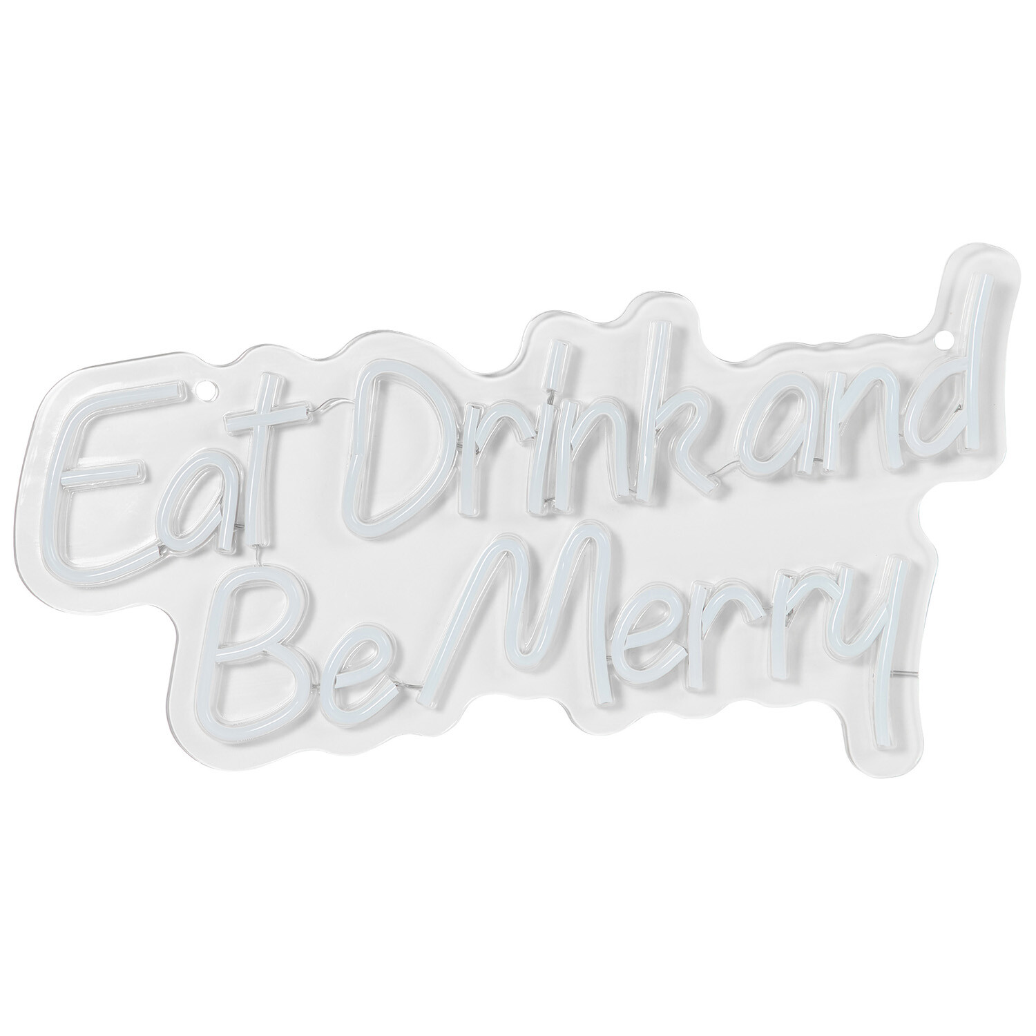 Eat Drink and Be Merry Neon Sign - Green Image 2