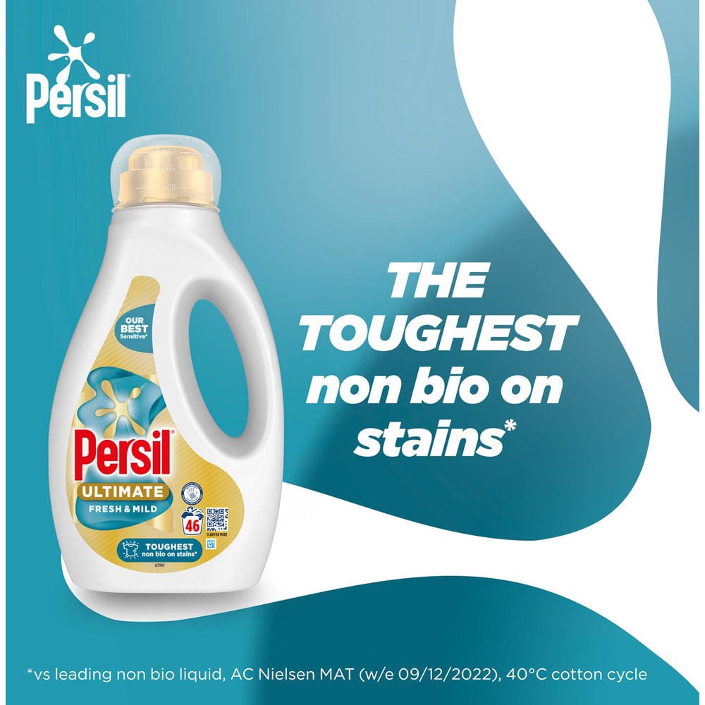 Persil Ultimate Fresh and Mild Liquid Detergent 46 Washes 1.242L 4 Pack Image 7