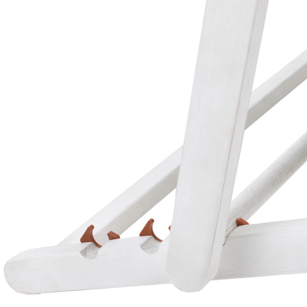 Charles Bentley Eucalyptus Washed Wood Double Deck Chair Image 6