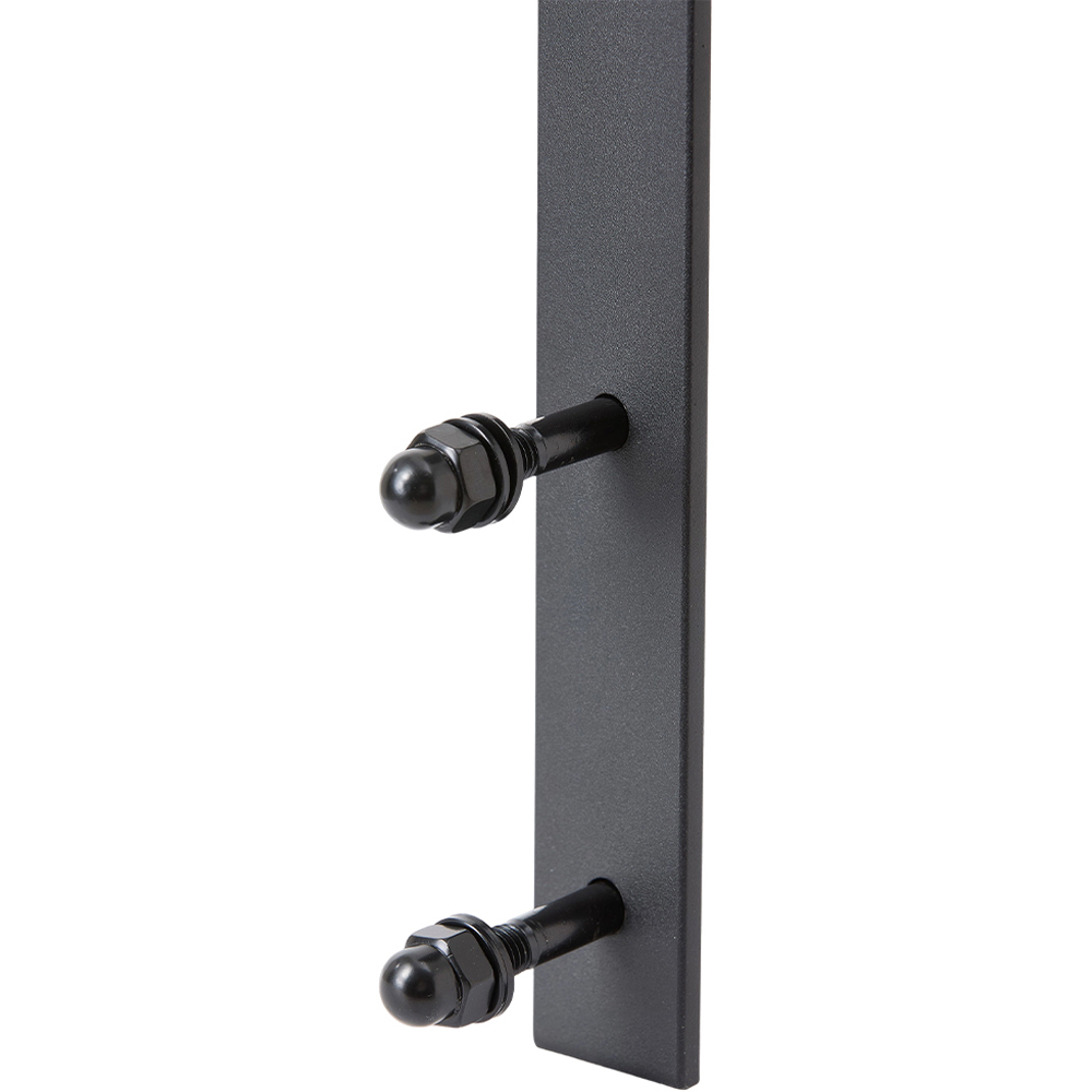 Living and Home Industrial Single Track Silent Sliding Barn Door Hardware Kit 183cm Image 5