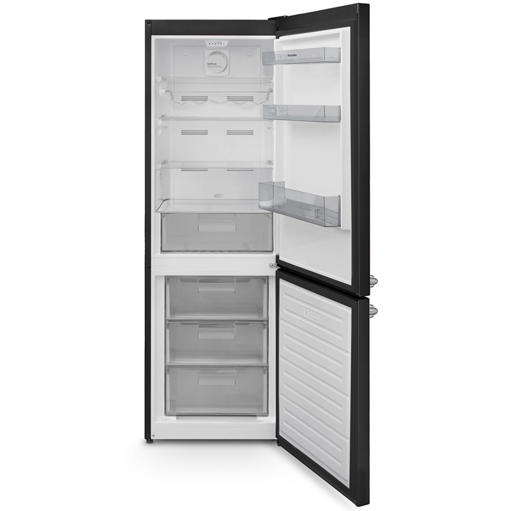 Montpellier MAB386EK Black Retro Wide No Frost 295L Fridge Freezer Image 5