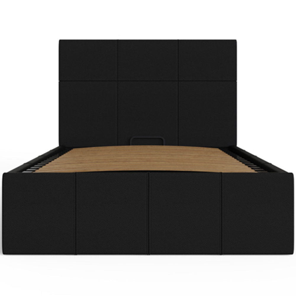 GFW Single Black Side Lift Ottoman Bed Image 3