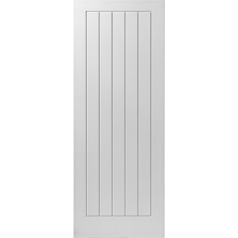 JB Kind Cottage 5 White Moulded Internal Door 1981 x 838mm Image 1