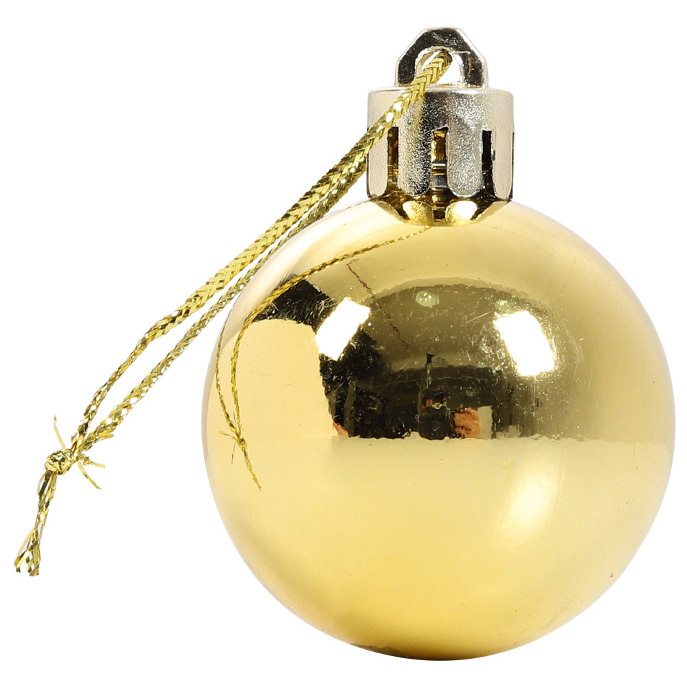Living and Home Gold Bauble 36 Pack Image 6