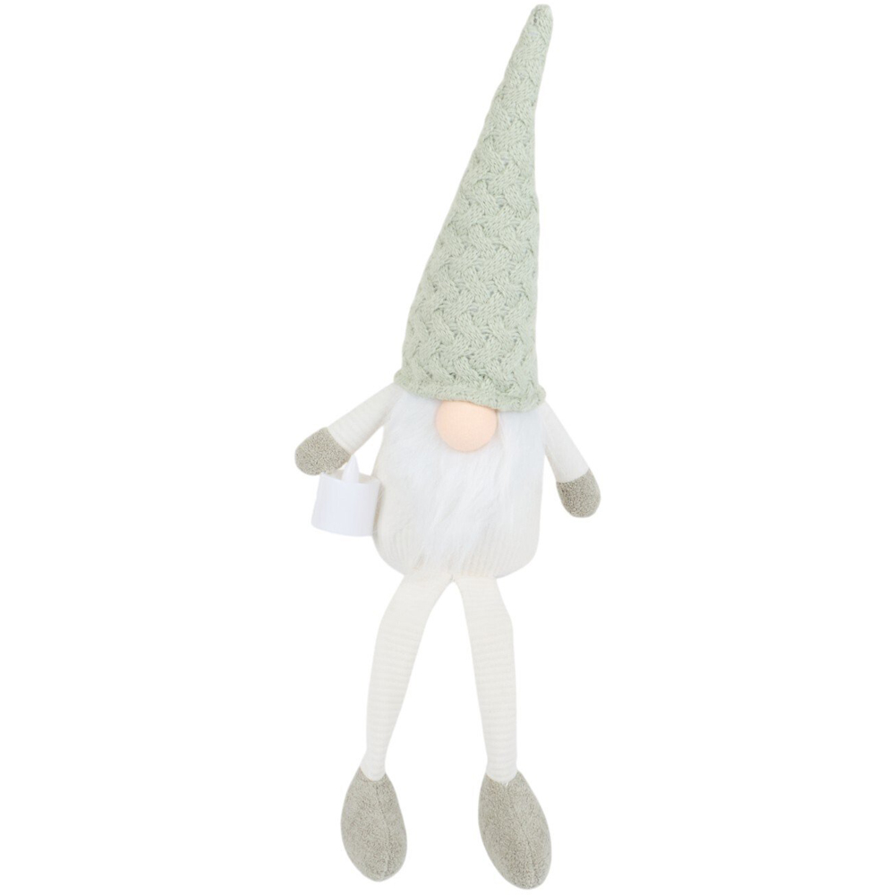 Knitted Sage Gonk with LED Candle Sage Image 2