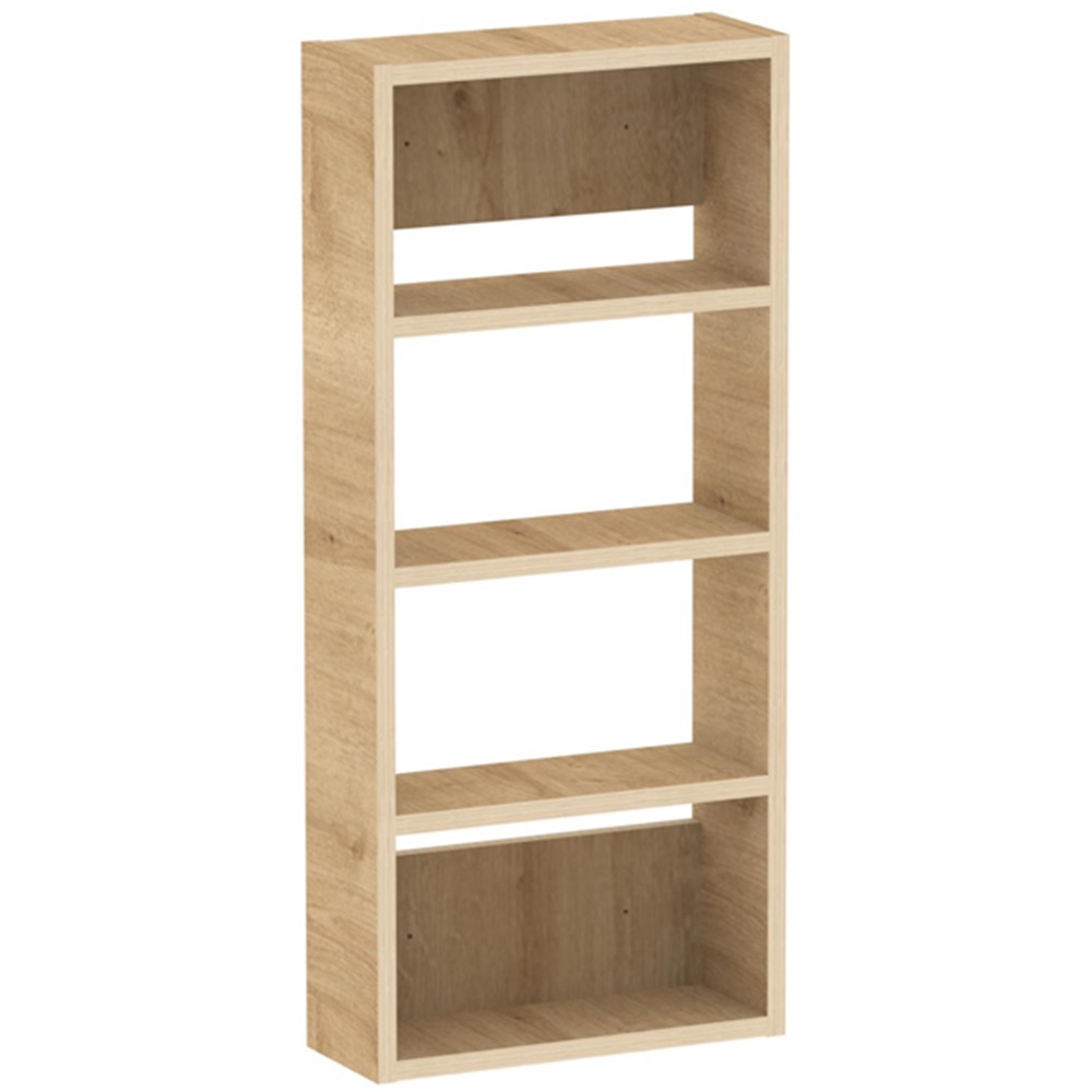 Decortie Rafina 4 Shelf Sapphire Oak Multipurpose Shelf Unit Image 2