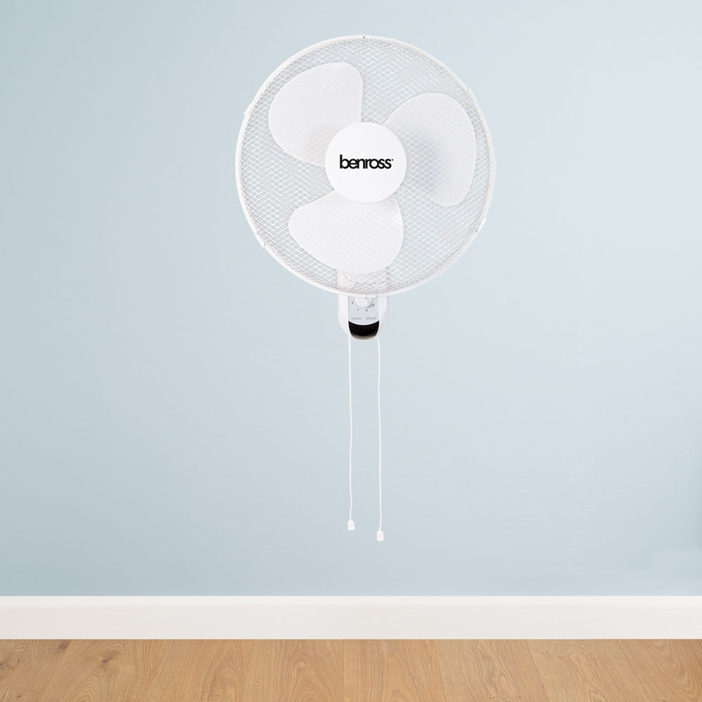 Benross White Wall Fan 16 inch Image 4