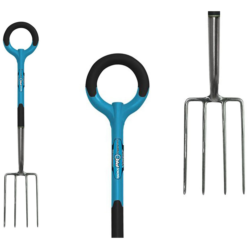 Radius Garden Pro Stainless Steel Digging Fork Image 2