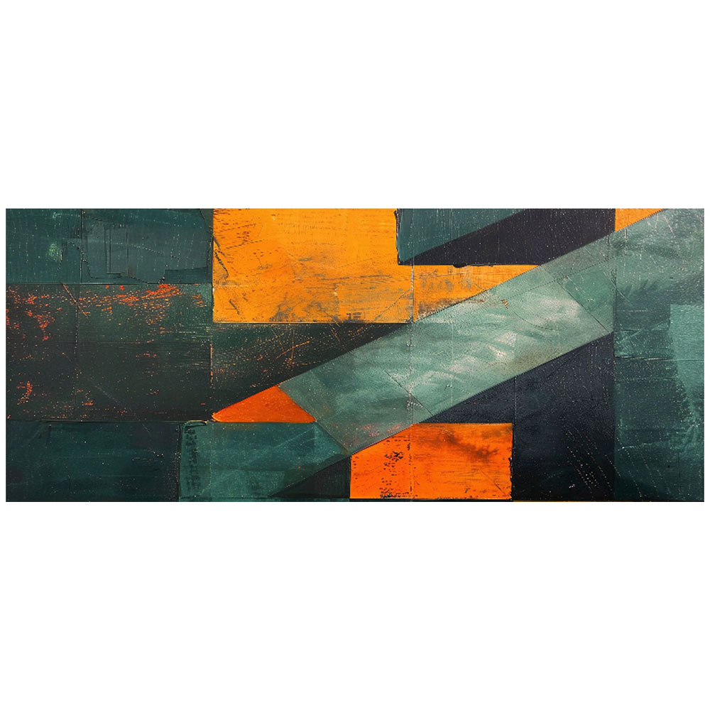 Warren Reed Designer Dynamic Angles Bathroom Splashback 25 x 60cm Image 2