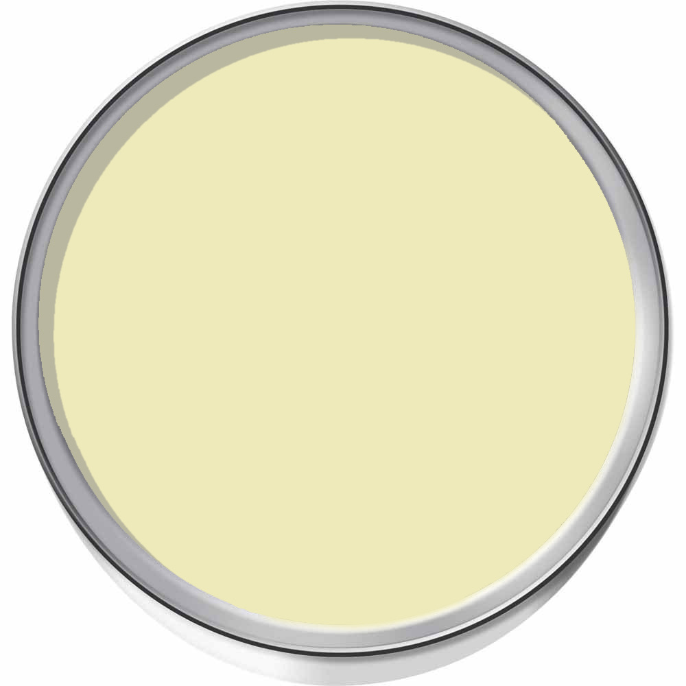 Hemway Soft Pollen Yellow Exterior Matt Acrylic Emulsion Paint 2.5L Image 3