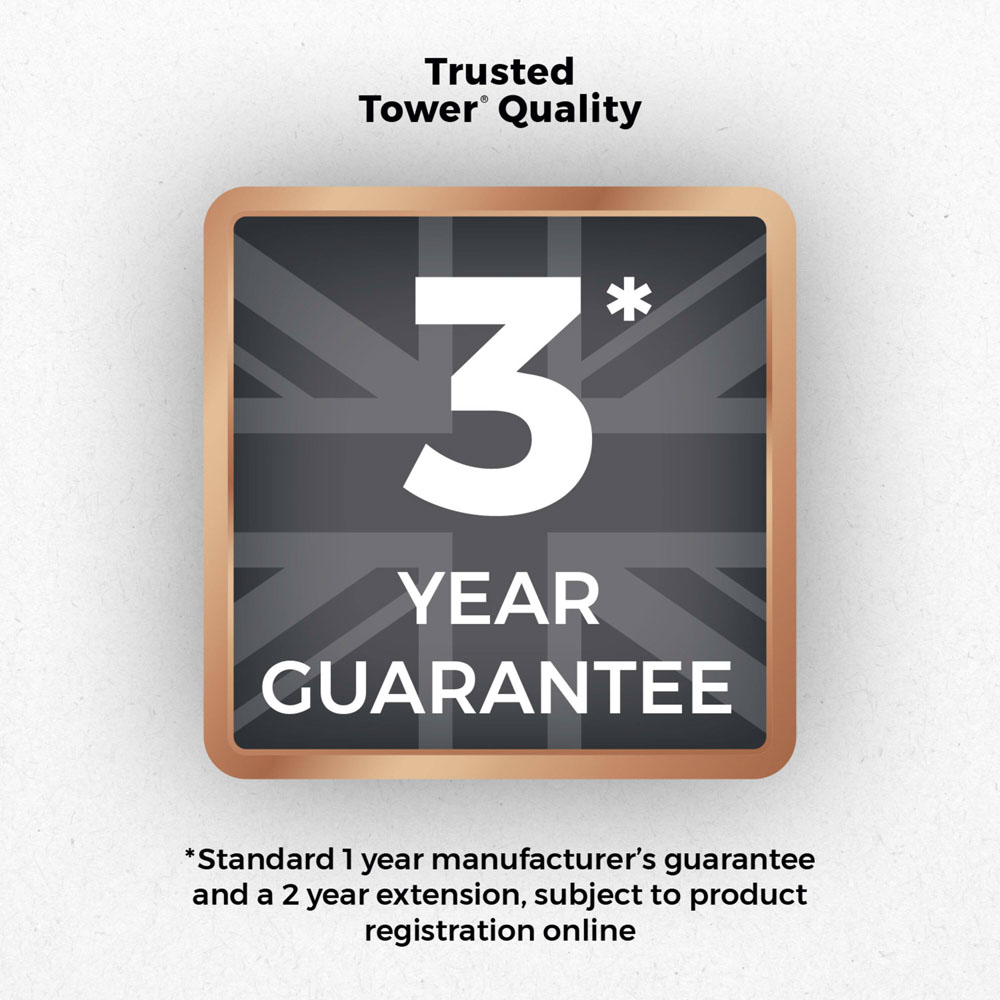 Tower Rose Gold and Black Deep Fill Sandwich Maker Image 8