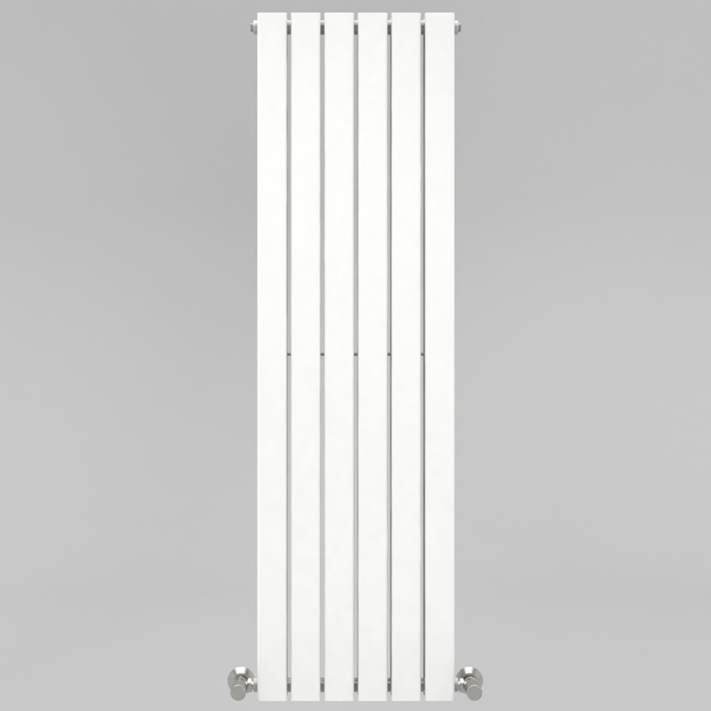 White 5194 BTU Double Flat Panel Vertical Column Radiator 1600 x 408mm Image 3