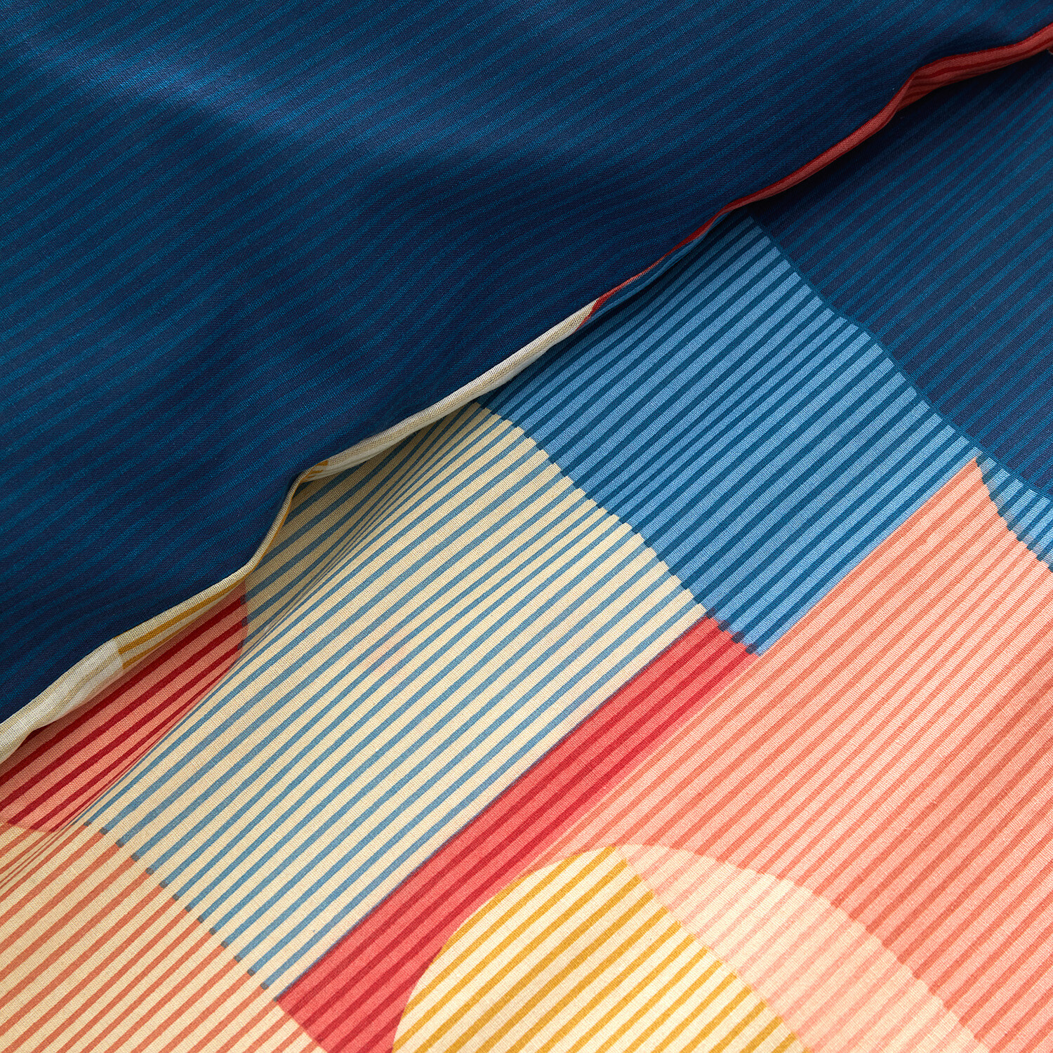 Divante Castillo Geo Duvet Cover and Pillowcase Set - Navy / Double Image 3