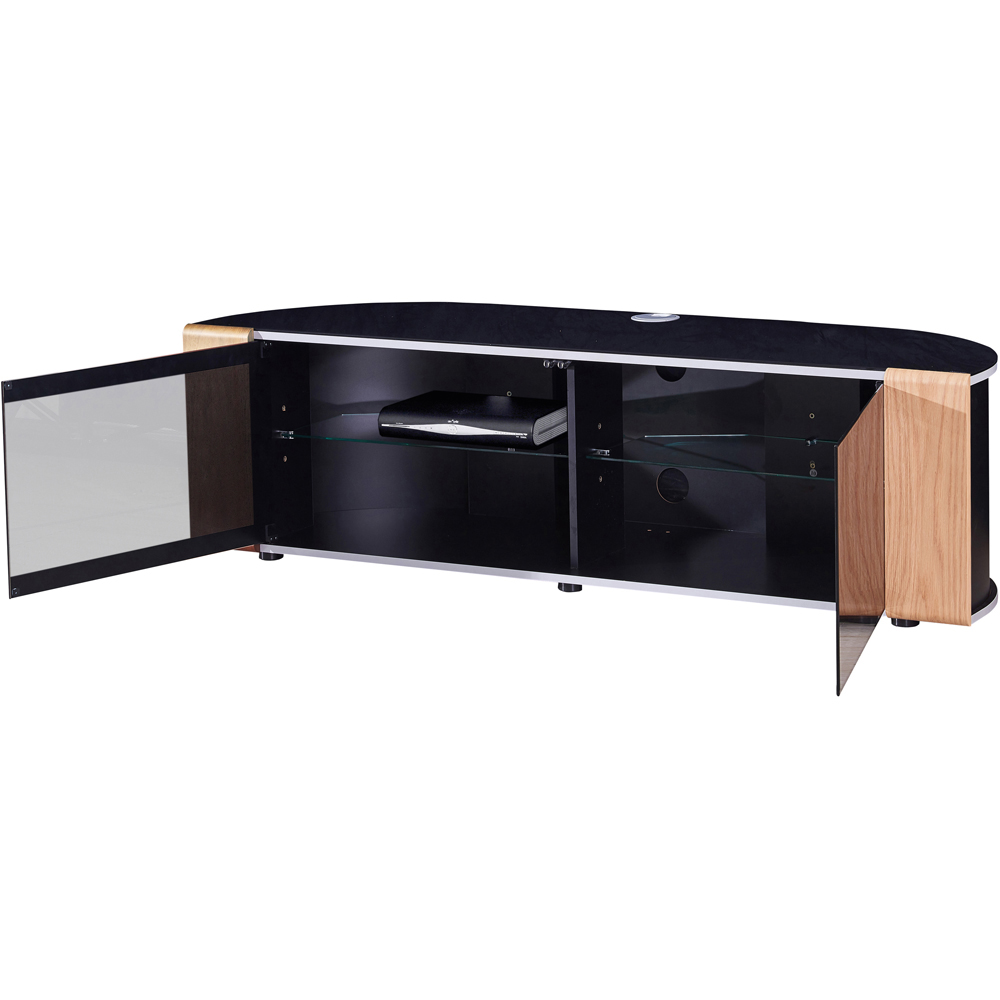 MDA Designs Sirius 1600 Hybrid 2 Door Walnut and Oak TV Cabinet Image 5