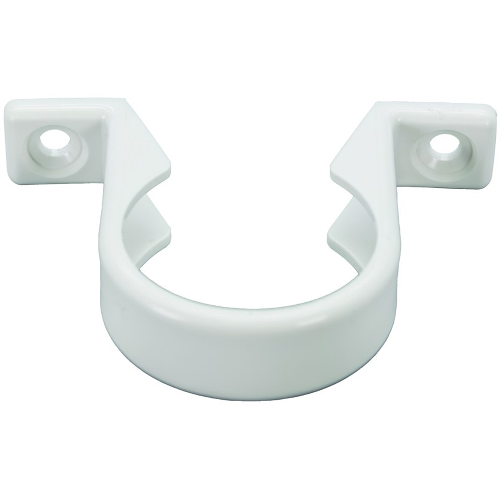 FloPlast Push Fit Waste Pipe Clip White 40mm Image 2