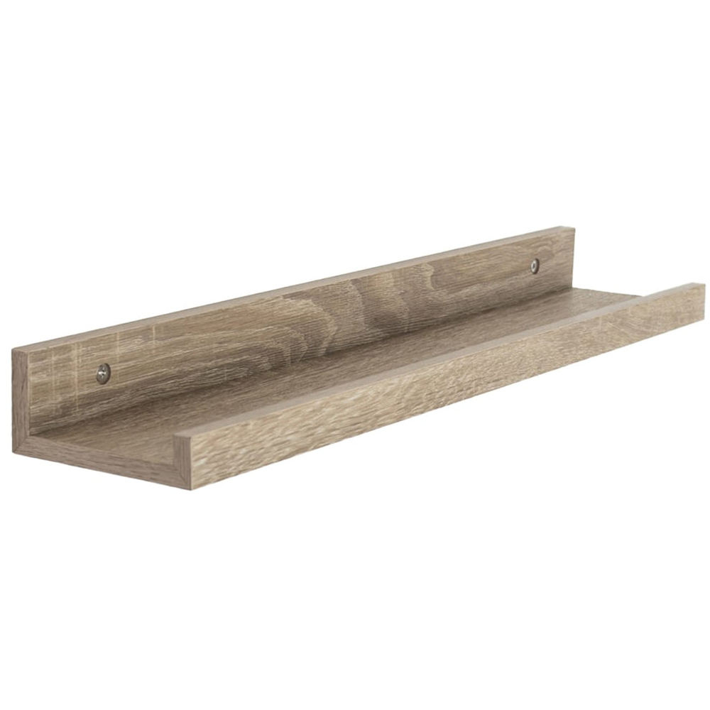Core Products Dura 58cm Oak Effect Display Shelf Image 1