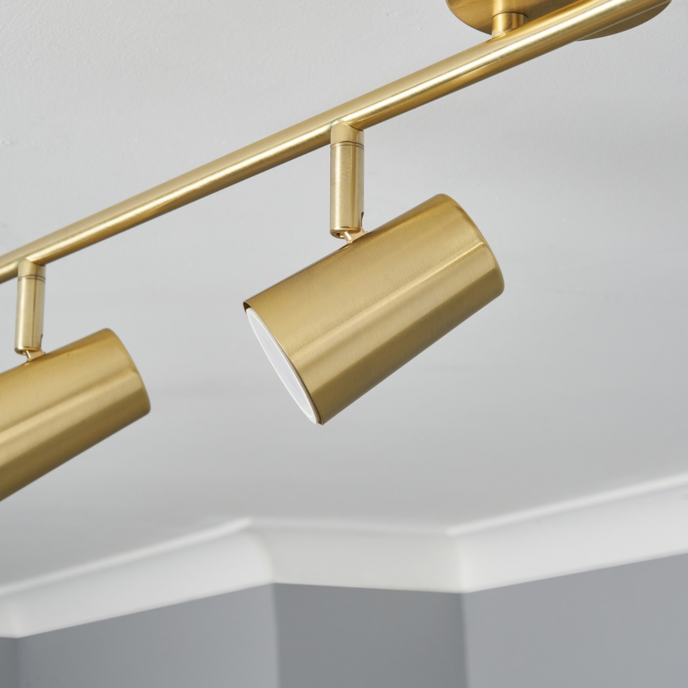 Inlight Aurora Brass 4 Spot Light Bar Image 4