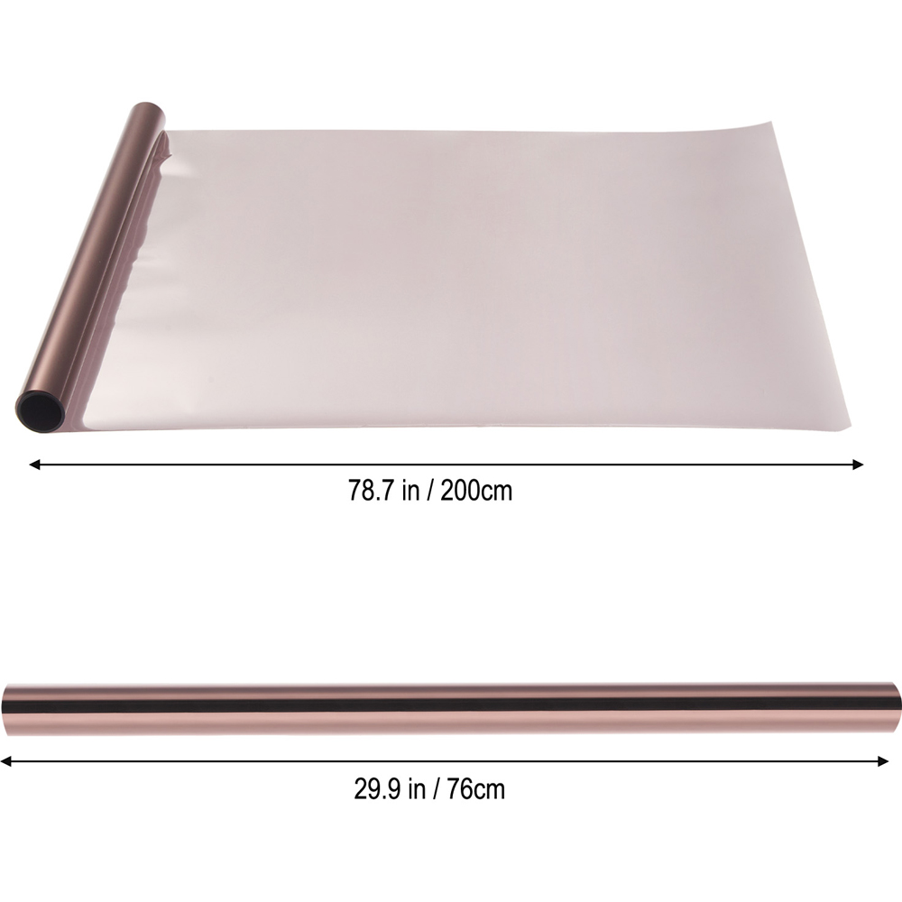 Living and Home Brown Silver One Way Sun Blocker Window Privacy Film 76 x 200cm Image 8