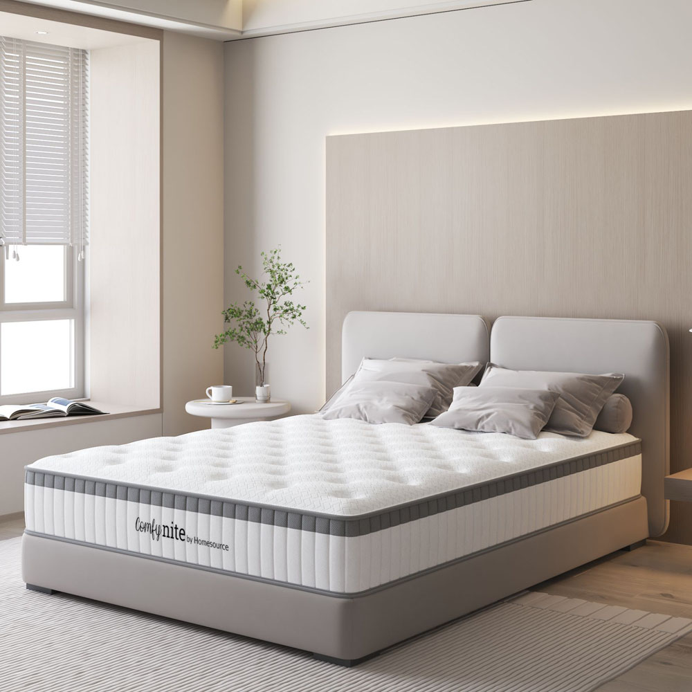 Home Source Vega Double Quilted Medium Firm Pocket Sprung Mattress Image 3