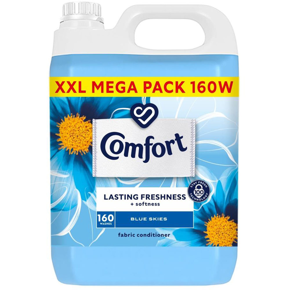 Persil Non Bio Liquid Detergent Duo with Comfort Blue Skies Fabric Conditioner Image 3