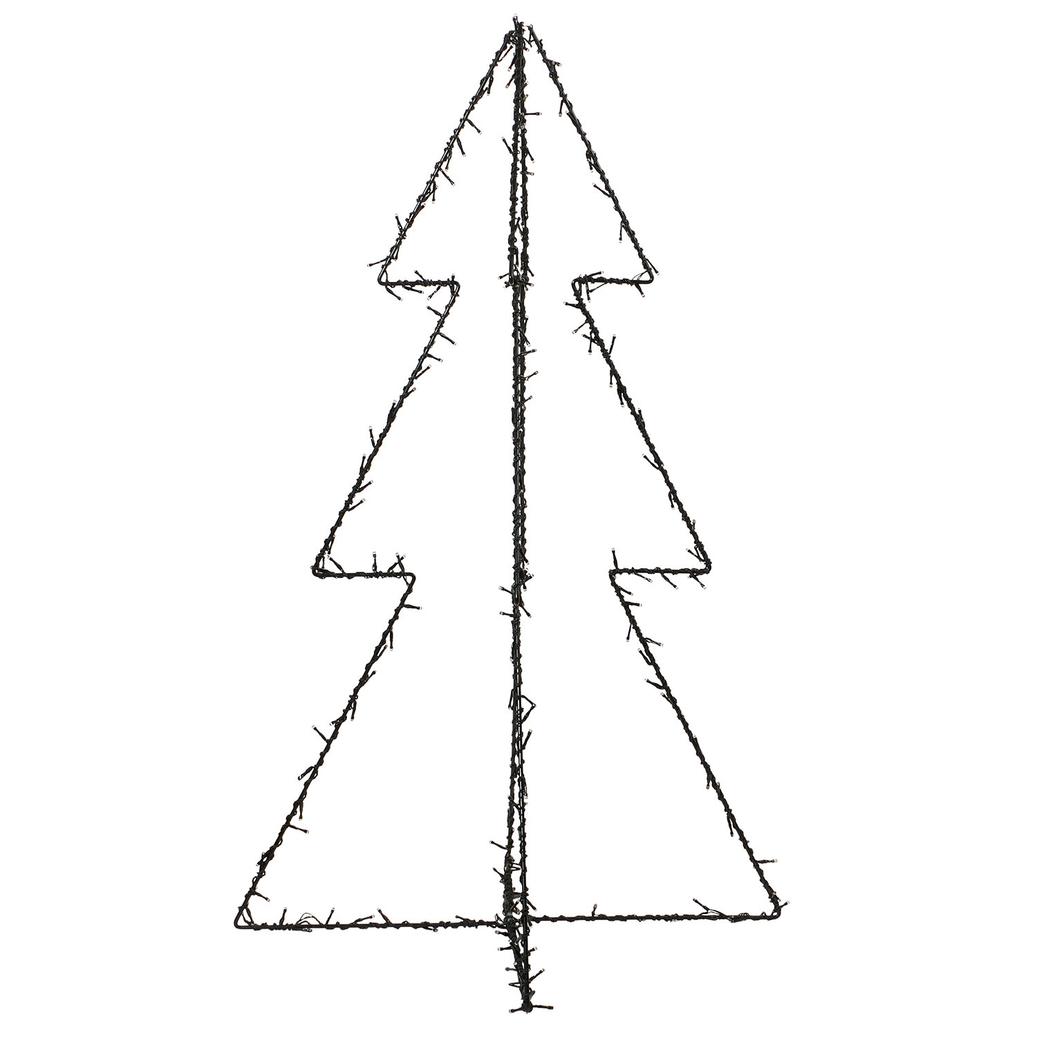 240 LED Christmas Tree Outdoor Light - Black Image 1