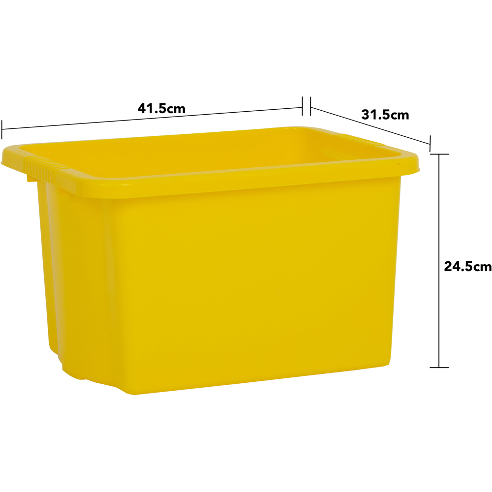 Wham 24L Mixed Stackable Storage Box 4 Pack Image 6