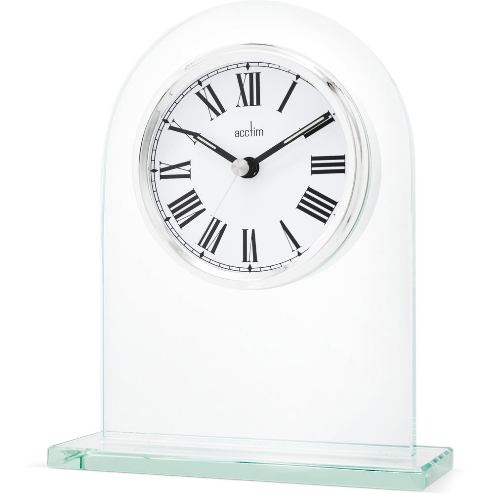 Acctim Adelaide Glass Mantel Table Clock Image 2