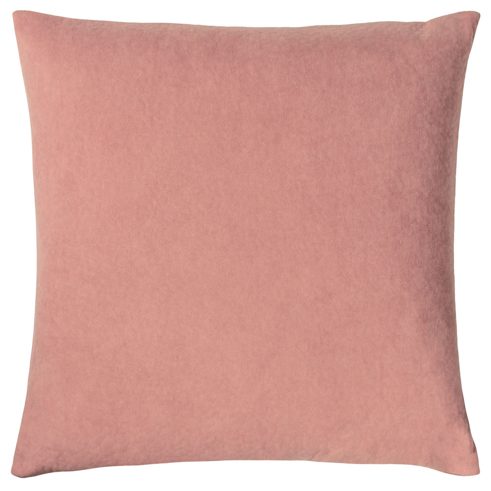 furn. Kobe Blush Velvet Cushion Image 1